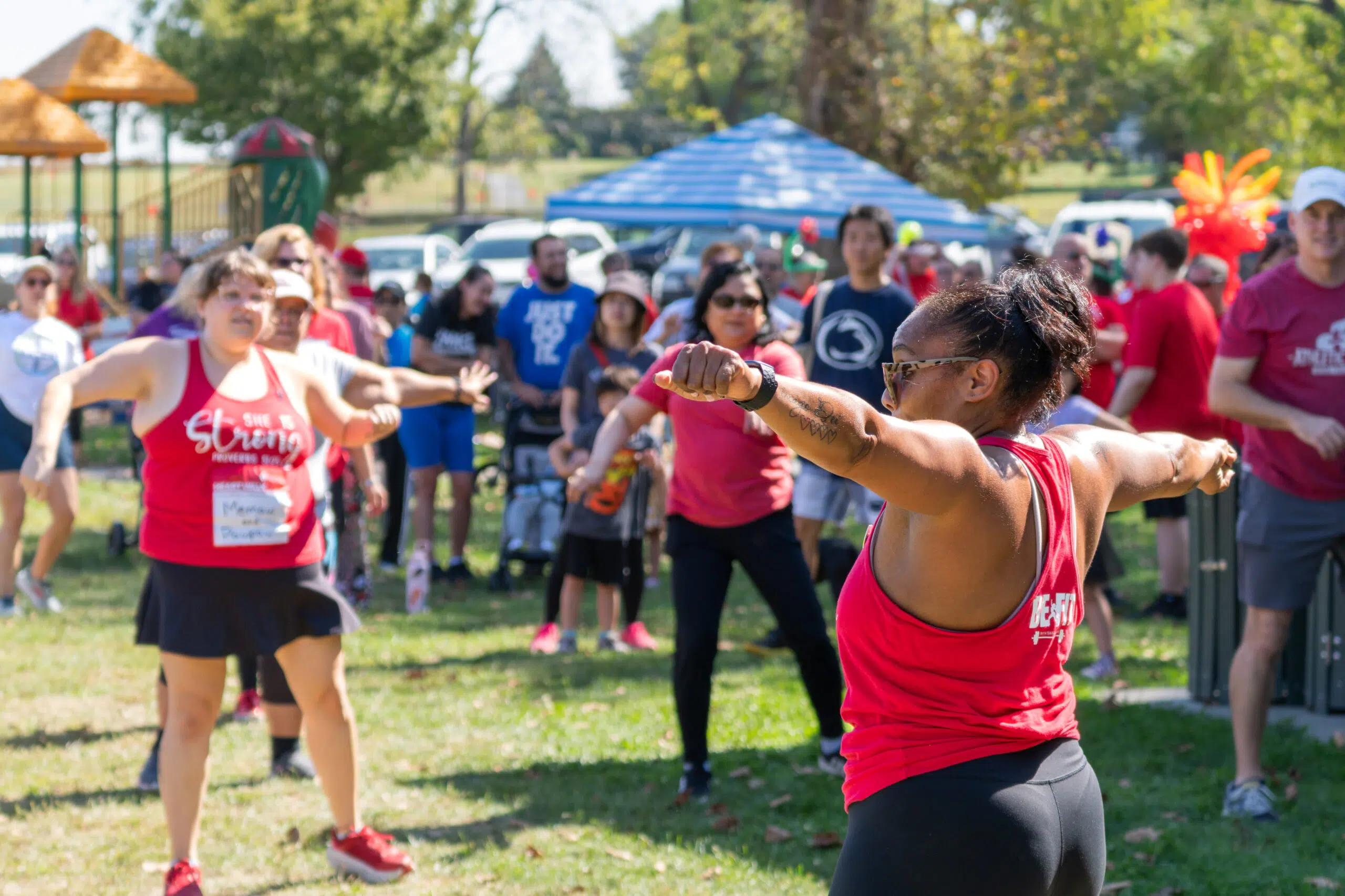 Dancing at the events