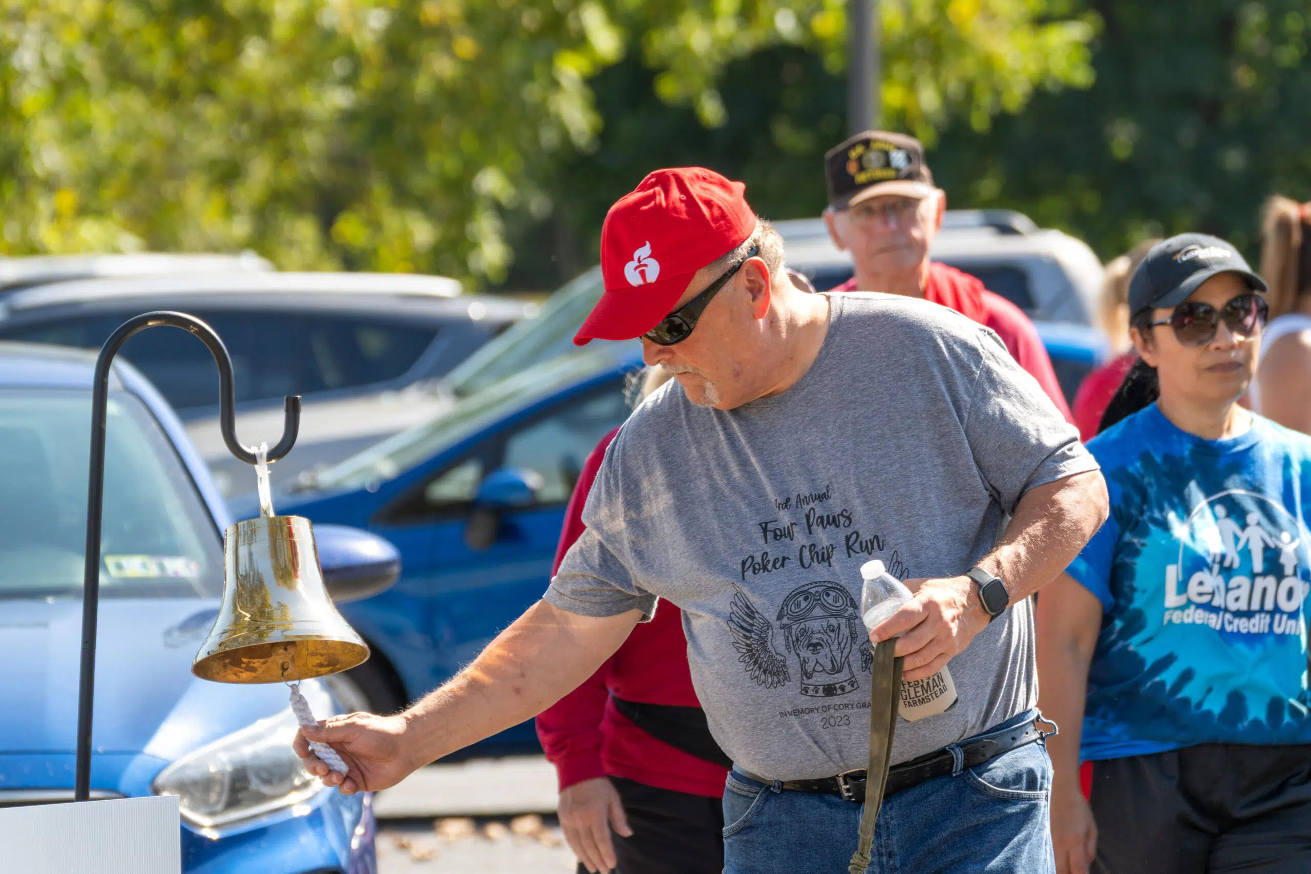 Ringing the bell at the events