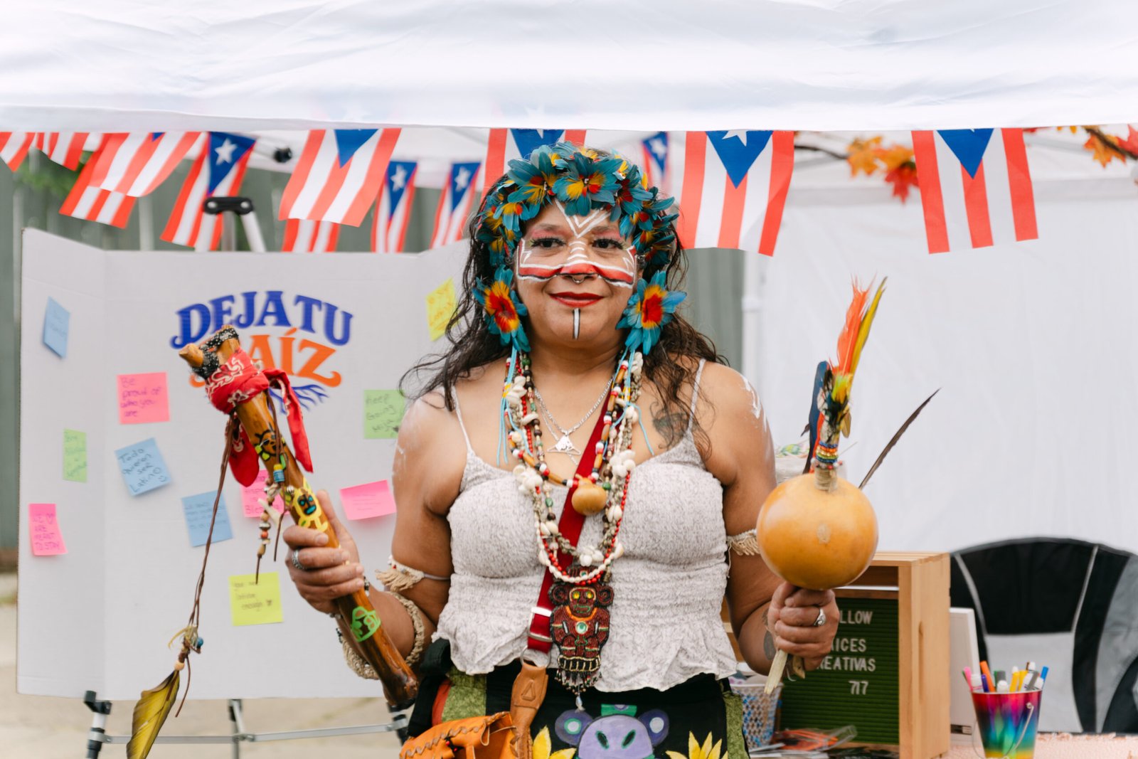 photo of women wearing traditional puerto rican culture atire